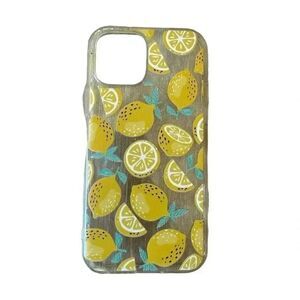 Yellow Lemon Novelty Print Soft Cover Case for iPhone 12